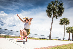 Carefree Skater on Harborwalk in Punta Gorda, FL